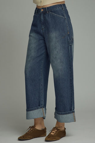 Don't Think Of Us Pant in Denim