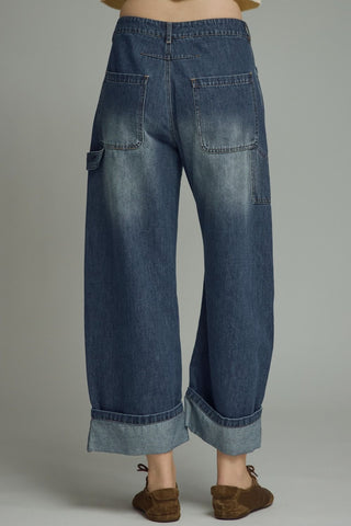 Don't Think Of Us Pant in Denim