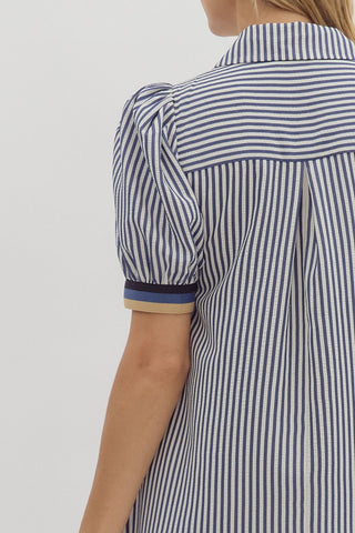 Back To You Dress In Navy