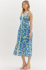 Good Vibes Dress in Blue