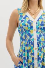 Good Vibes Dress in Blue