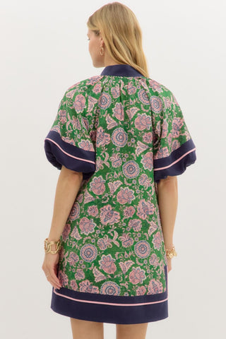 Outside The Gates Dress in Green