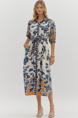 True Beauty Dress In Slate Blue