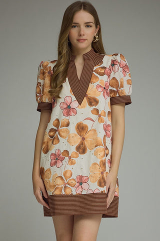 In The Valley Dress in Brown