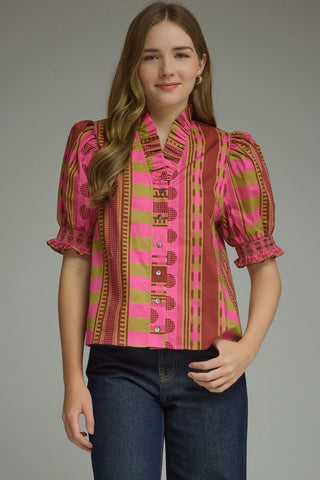 Headed Your Way Top in Plum