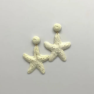 Be A Star Earrings in Cream