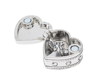 Angels In My Heart Prayer Box Charm