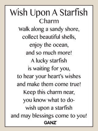 Wish Upon A Starfish Charm