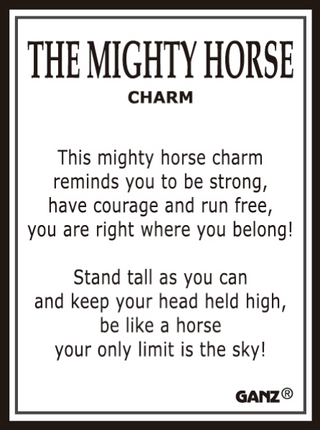 The Mighty Horse Charm Charm