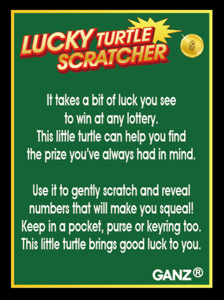 Lucky Turtle Scratcher Token