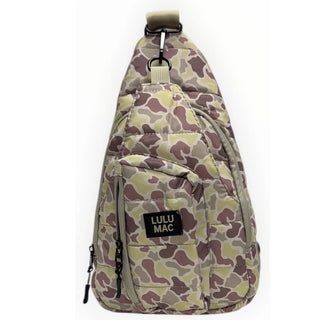 Lulu Mac Sling Bag in Light Camo