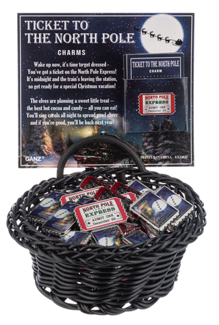 Ticket to the North Pole Charm