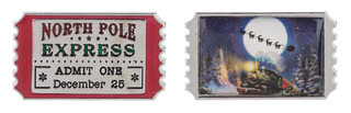 Ticket to the North Pole Charm