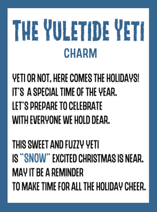 Yuletide Yeti Pocket Charm