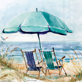 Beach Chairs Paper Lunch Napkins