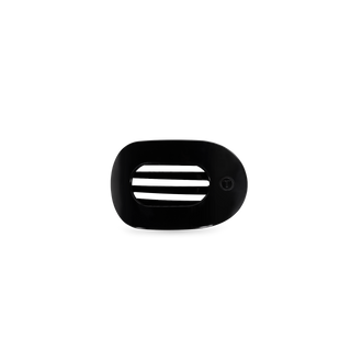 Jet Black | Tiny | Flat Round Clip