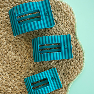 Splash Zone | Large | Flat Rectangle Hair Clip