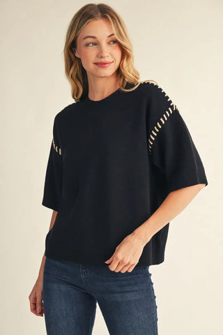 Great Minds Sweater in Black