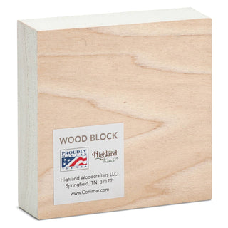 Beach Life Decorative Wood Block Sign 3.75" Square
