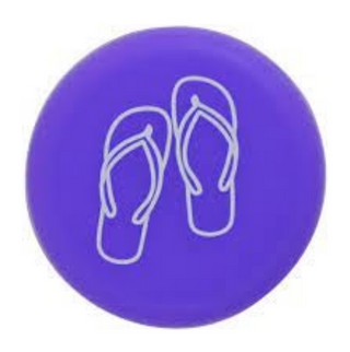 Slogan Cap - Purple - Flip Flops