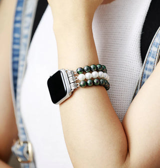 Galaxy Pearl Stretch Apple Watch Strap