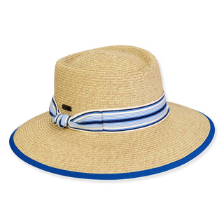 Simply Timeless Paperbraid Gambler Hat in Beige