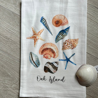 Seashells Oak Island Sack Towel