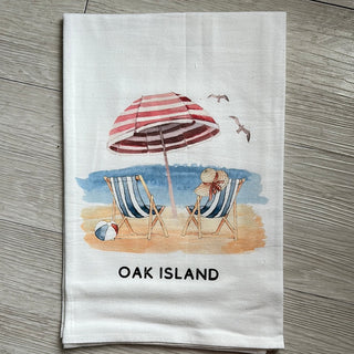 Beach Day Sack Towel in Oak Island