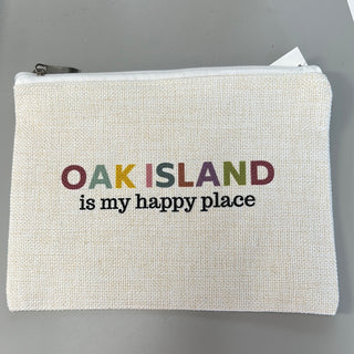Oak Island Is My Happy Place Accessory Bag
