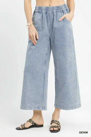 Saltwater Rhythm Pants In Denim