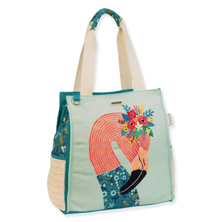 Time To Win Tote in Flamingo Jewel