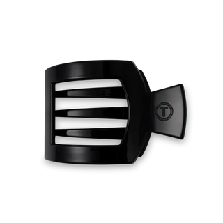 Square Flat Hair Clip | Medium | Jet Black