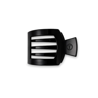 Square Flat Hair Clip | Small | Jet Black