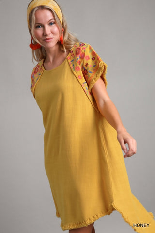 Christine Dress in Honey