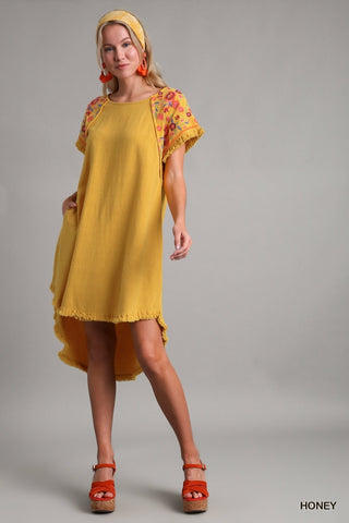 Christine Dress in Honey