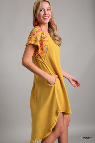 Christine Dress in Honey