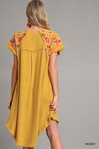 Christine Dress in Honey