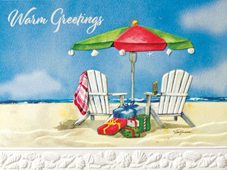 Christmas at the Beach Cards Boxed Card Set of 10