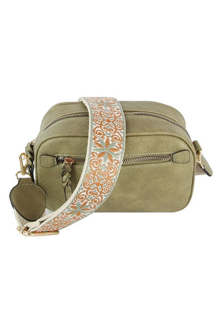 Around Town Crossbody Bag in Sage