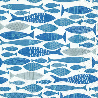 School Of Fish Cocktail Napkins