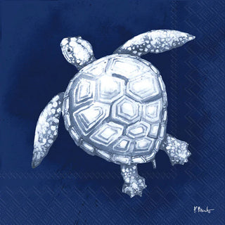 Dark Sea Sea Turtle Cocktail Napkins