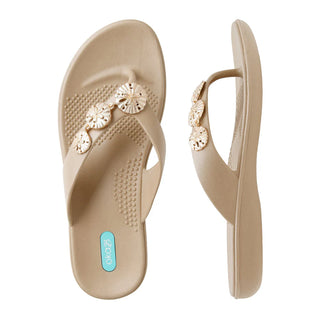 Melanie Flip Flops in Chai