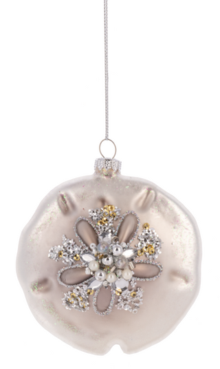 Shiny Sand Dollar Ornament *2 Colors*