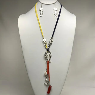 Crazy About Bonefish Necklace Set in Multi