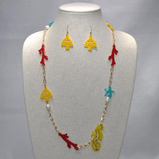 Sea Of Life Necklace Set