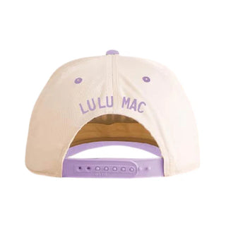 Lulu Mac 'BEACH' Baseball Hat in Lavender