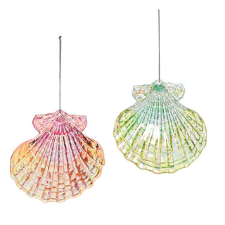 Sparkling Scallop Shell Ornament *2 Colors*