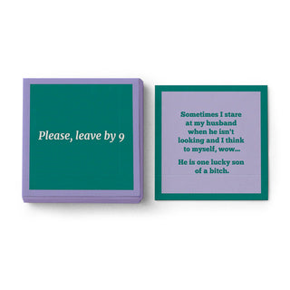 Please leave by 9 Paper Napkins