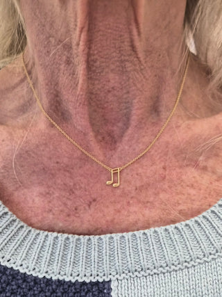 Sea La Vie Music Lover/Note Necklace