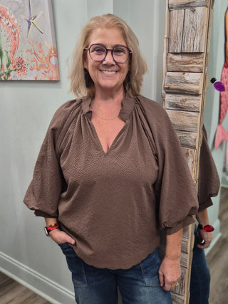 Keep Dreaming Top in Chocolate